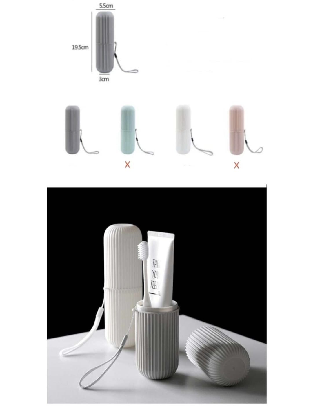 Travel tooth bruch holder