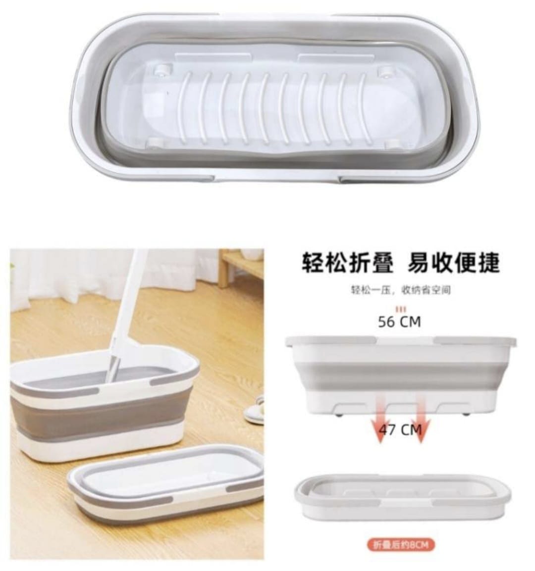 Foldable large bucket