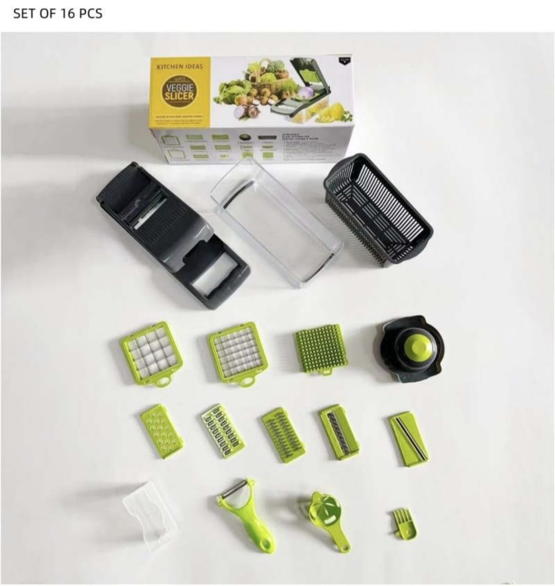 16 pc veggie slicer