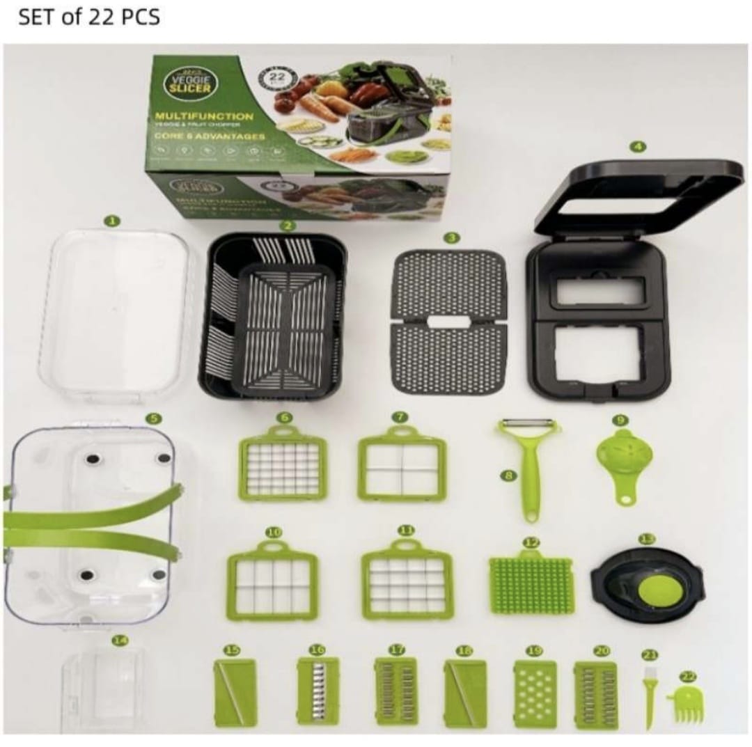 22 pc Veggie slicer
